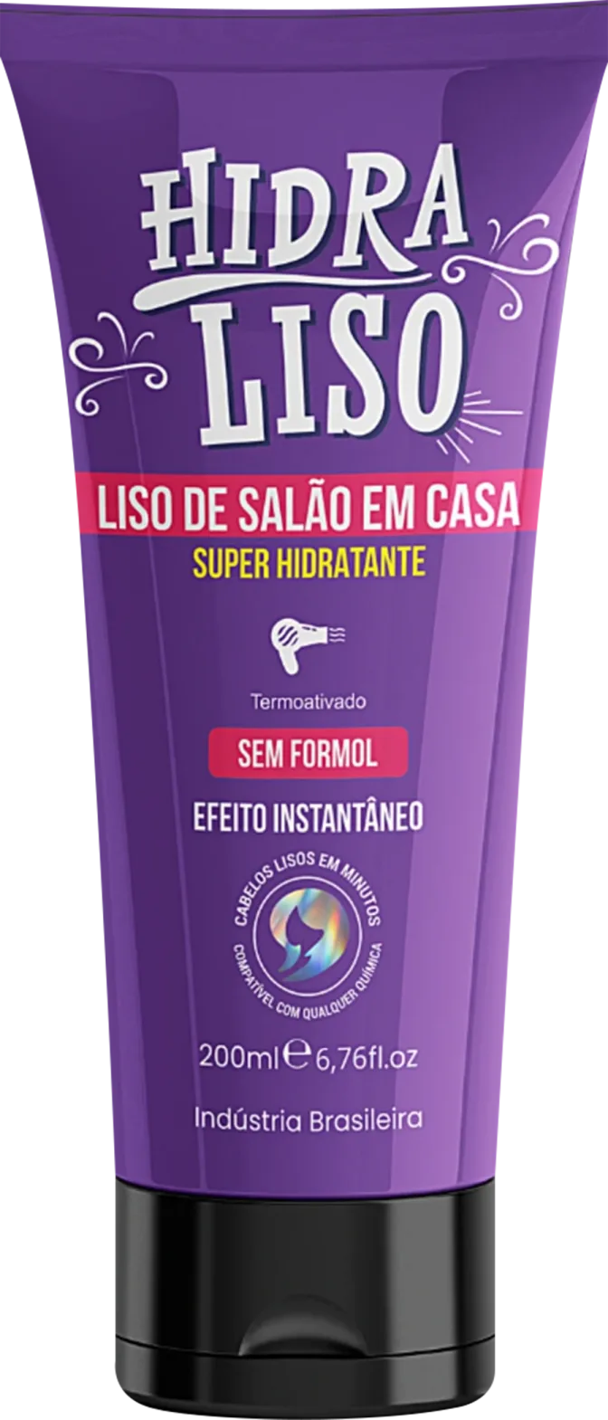 Hidraliso Kit Hidra Liso De Chuveiro + Shampoo + Termo Spray