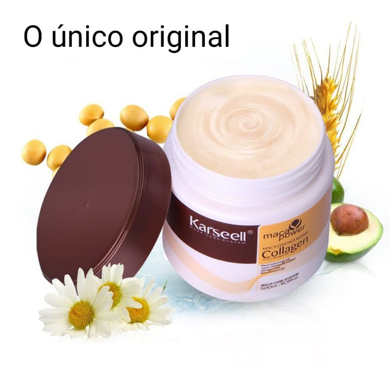 Karseell® 500ml | RESSUSCITE Seu Cabelo PARA SEMPRE! 100% Natural COM EFEITO Único e Exclusivo "Seu Cabelo Mágico!" + Brinde Especial e Frete Grátis!