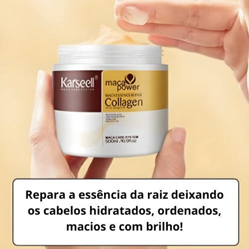 Karseell® 500ml | RESSUSCITE Seu Cabelo PARA SEMPRE! 100% Natural COM EFEITO Único e Exclusivo "Seu Cabelo Mágico!" + Brinde Especial e Frete Grátis!