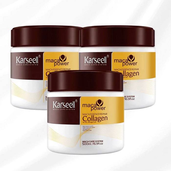 Karseell® 500ml | RESSUSCITE Seu Cabelo PARA SEMPRE! 100% Natural COM EFEITO Único e Exclusivo "Seu Cabelo Mágico!" + Brinde Especial e Frete Grátis!