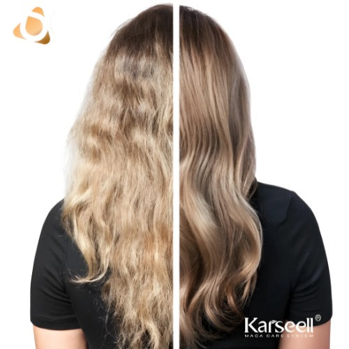 Karseell® 500ml | RESSUSCITE Seu Cabelo PARA SEMPRE! 100% Natural COM EFEITO Único e Exclusivo "Seu Cabelo Mágico!" + Brinde Especial e Frete Grátis!